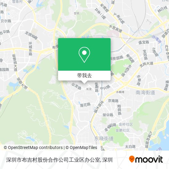 深圳市布吉村股份合作公司工业区办公室地图