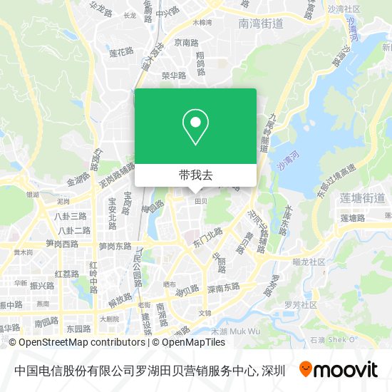 中国电信股份有限公司罗湖田贝营销服务中心地图