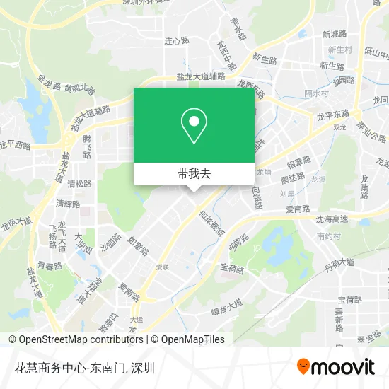 花慧商务中心-东南门地图