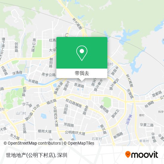 世地地产(公明下村店)地图