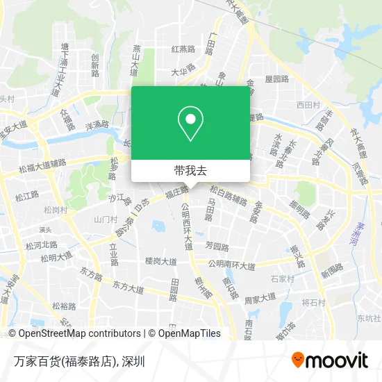 万家百货(福泰路店)地图