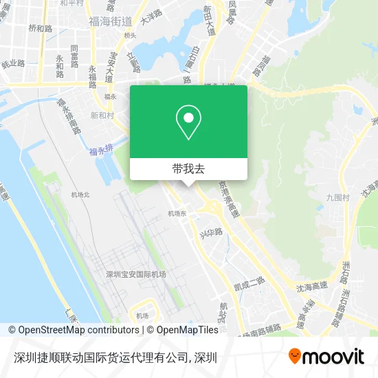 深圳捷顺联动国际货运代理有公司地图