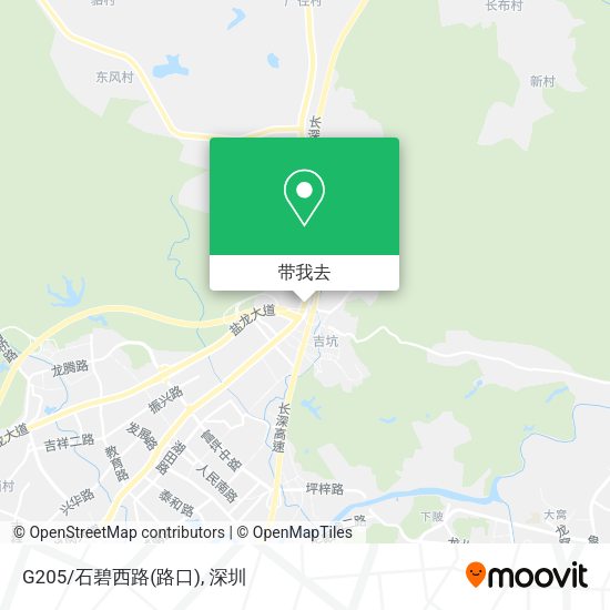 G205/石碧西路(路口)地图