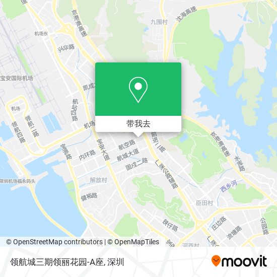 领航城三期领丽花园-A座地图