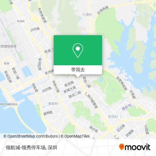 领航城-领秀停车场地图