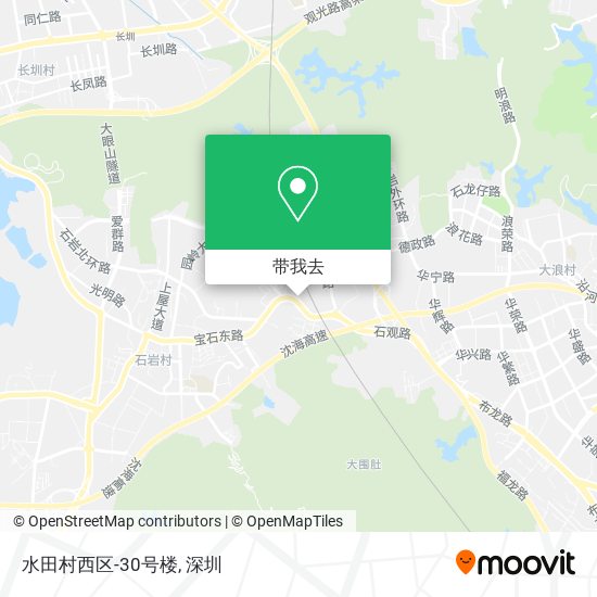 水田村西区-30号楼地图