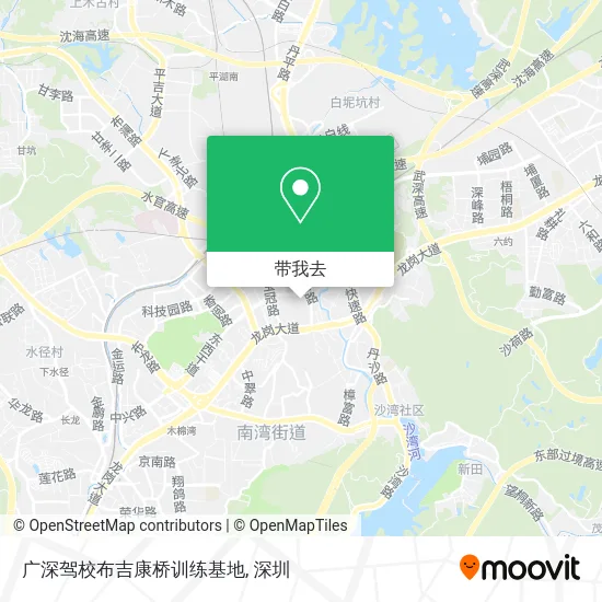 广深驾校布吉康桥训练基地地图