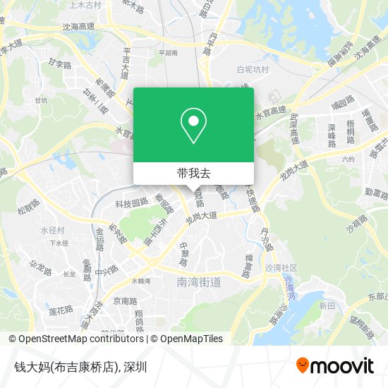 钱大妈(布吉康桥店)地图