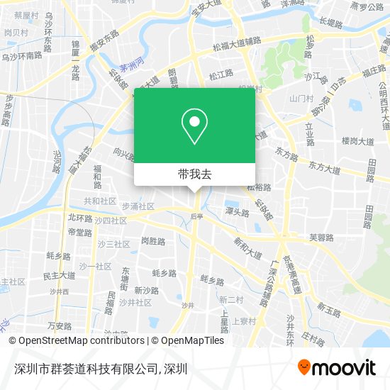 深圳市群荟道科技有限公司地图
