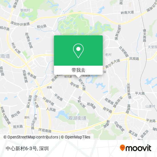 中心新村6-3号地图