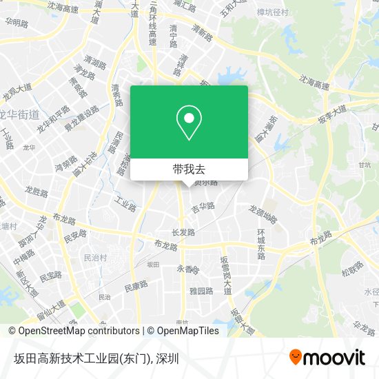 坂田高新技术工业园(东门)地图
