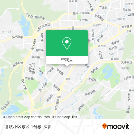 畲吠小区东区-1号楼地图