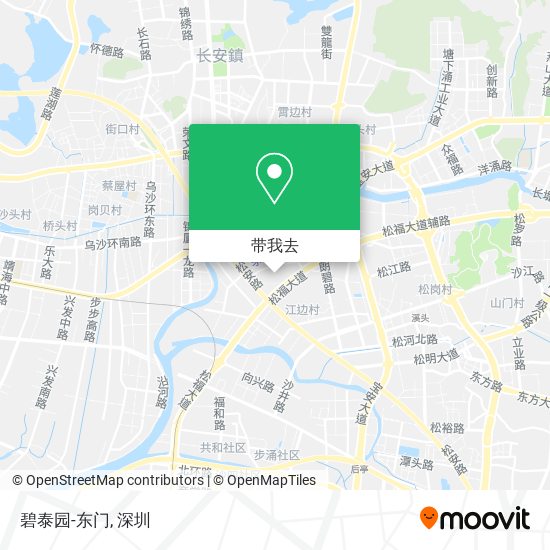 碧泰园-东门地图