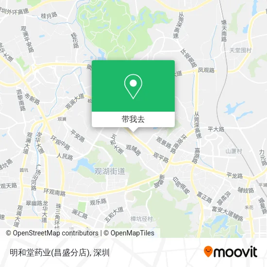 明和堂药业(昌盛分店)地图