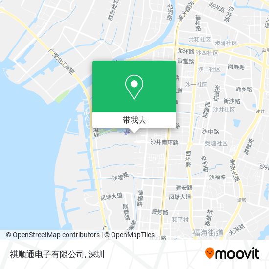 祺顺通电子有限公司地图