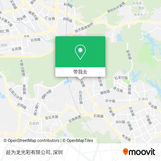 超为龙光彩有限公司地图