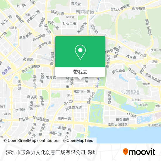 深圳市形象力文化创意工场有限公司地图