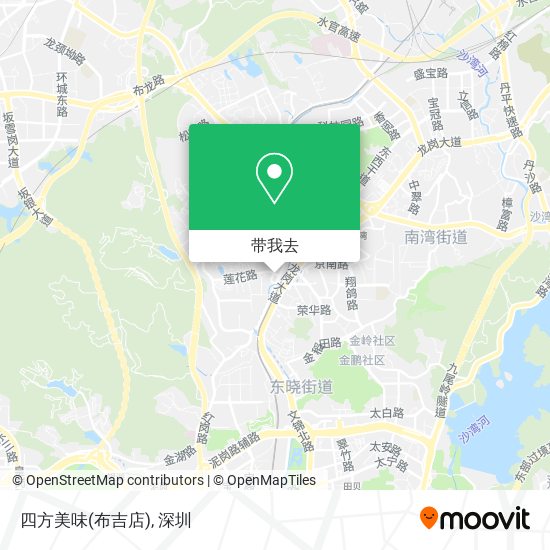 四方美味(布吉店)地图