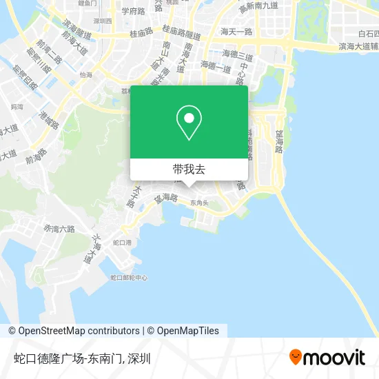 蛇口德隆广场-东南门地图