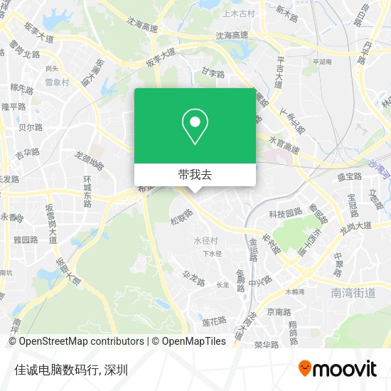 佳诚电脑数码行地图