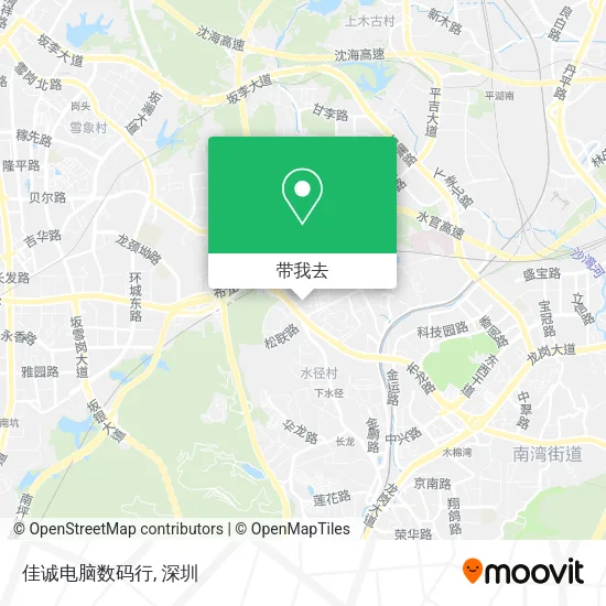佳诚电脑数码行地图