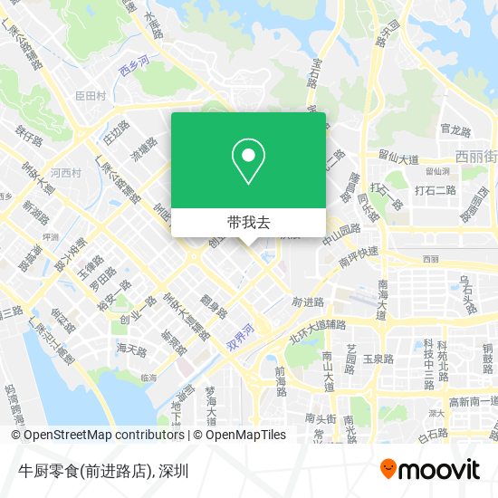 牛厨零食(前进路店)地图