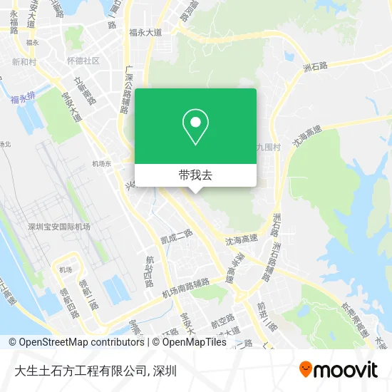 大生土石方工程有限公司地图