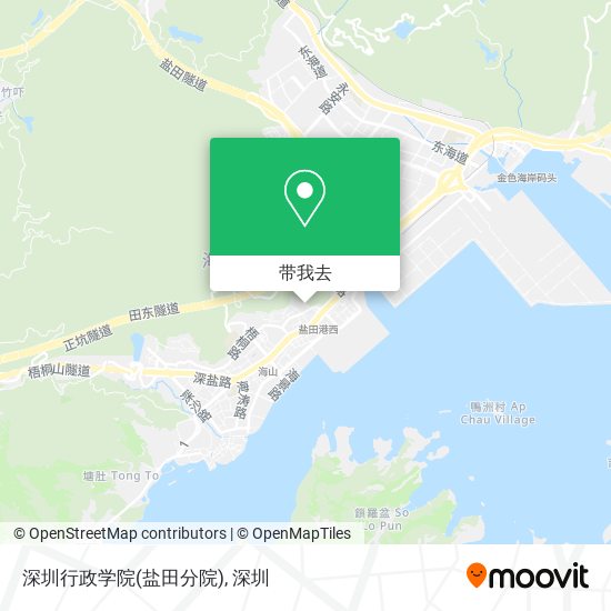 深圳行政学院(盐田分院)地图