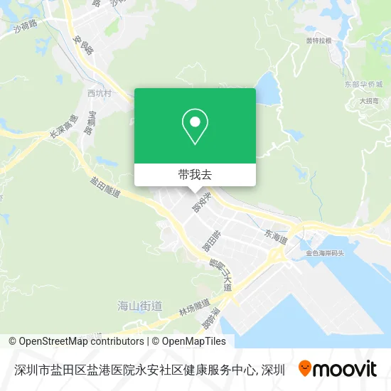 深圳市盐田区盐港医院永安社区健康服务中心地图
