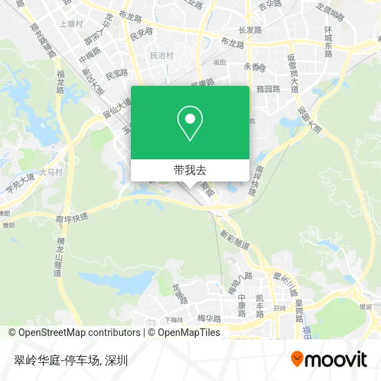 翠岭华庭-停车场地图