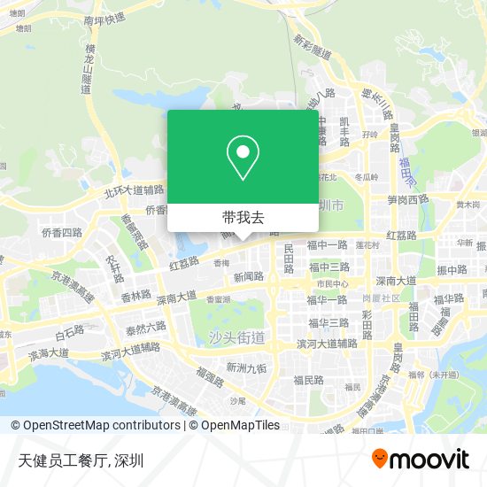 天健员工餐厅地图