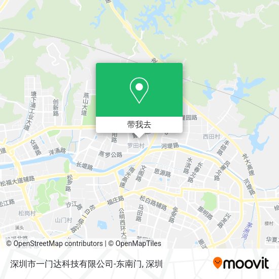 深圳市一门达科技有限公司-东南门地图