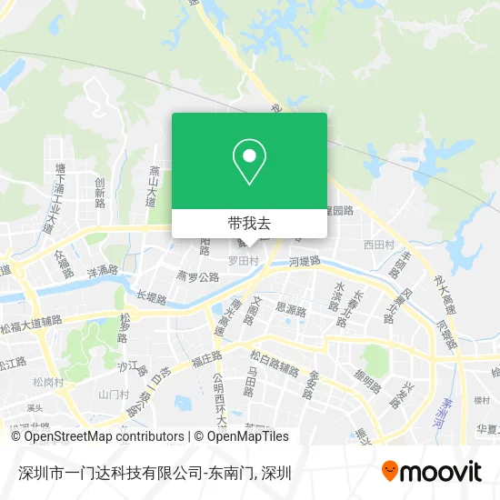 深圳市一门达科技有限公司-东南门地图