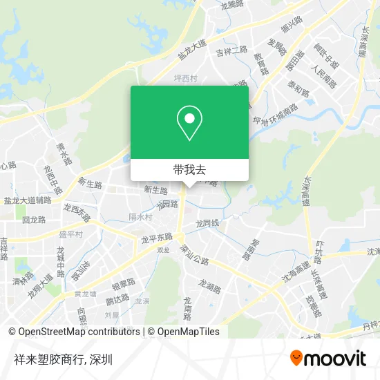 祥来塑胶商行地图