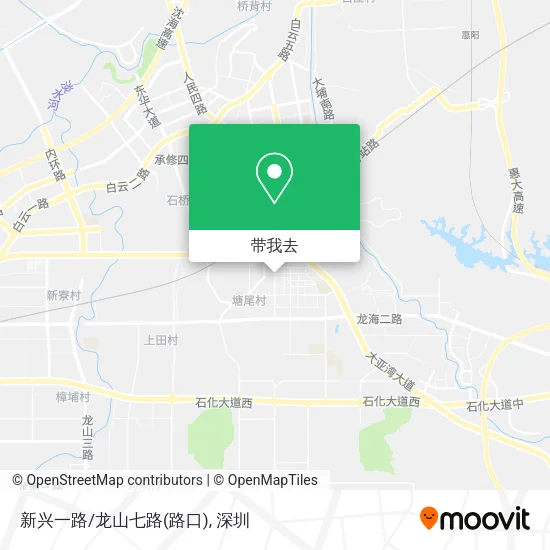 新兴一路/龙山七路(路口)地图