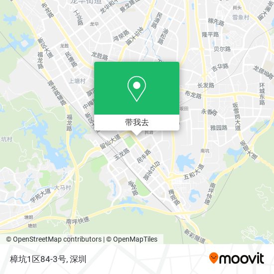 樟坑1区84-3号地图
