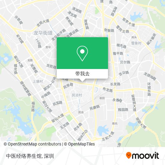 中医经络养生馆地图