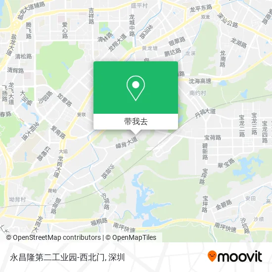 永昌隆第二工业园-西北门地图