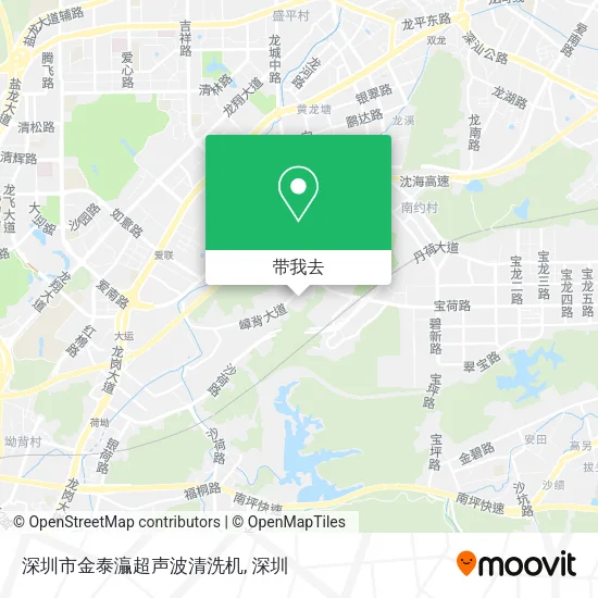 深圳市金泰灜超声波清洗机地图
