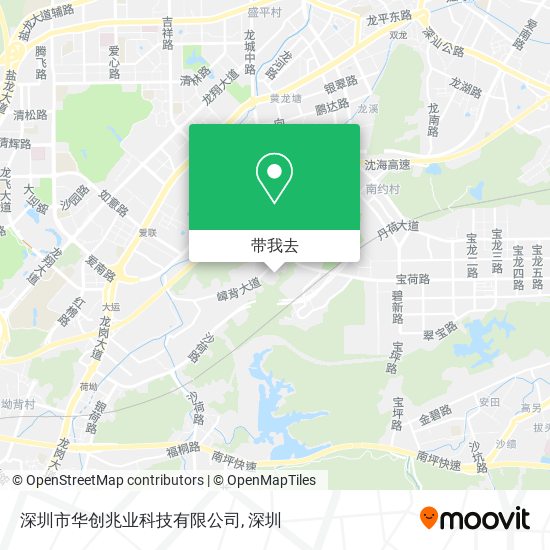 深圳市华创兆业科技有限公司地图