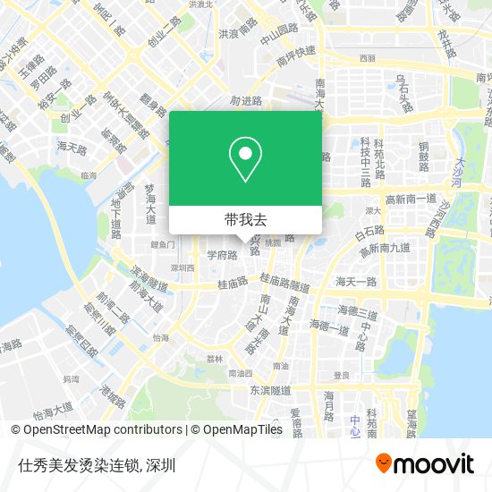 仕秀美发烫染连锁地图