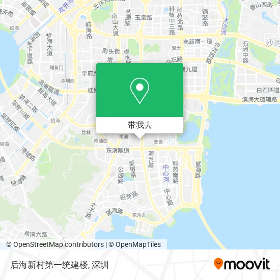 后海新村第一统建楼地图