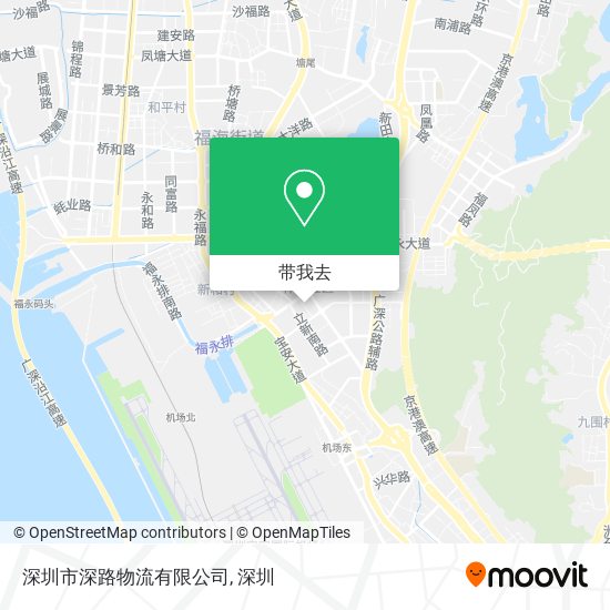 深圳市深路物流有限公司地图