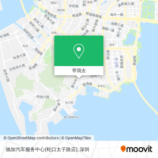 驰加汽车服务中心(蛇口太子路店)地图