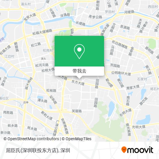 屈臣氏(深圳联投东方店)地图