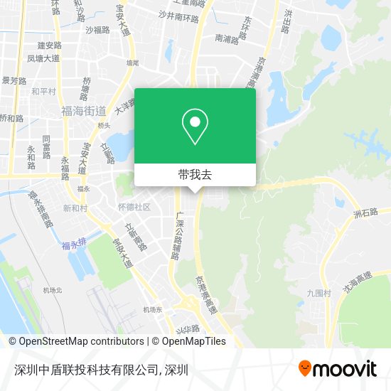 深圳中盾联投科技有限公司地图