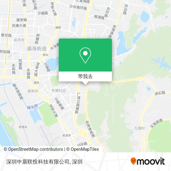 深圳中盾联投科技有限公司地图