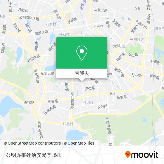 公明办事处治安岗亭地图