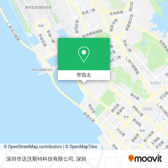 深圳市达沃斯特科技有限公司地图