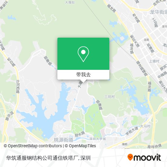 华筑通服钢结构公司通信铁塔厂地图